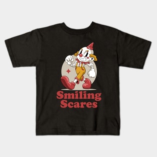 Scary Clown Halloween Kids T-Shirt